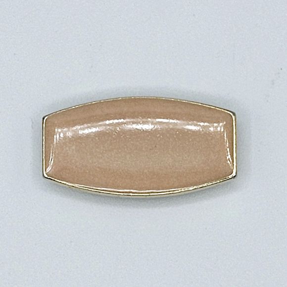Weekenders Modernist Brooch Pendant Vintage Taupe Enamel Vertical or Horizontal - Picture 3 of 11
